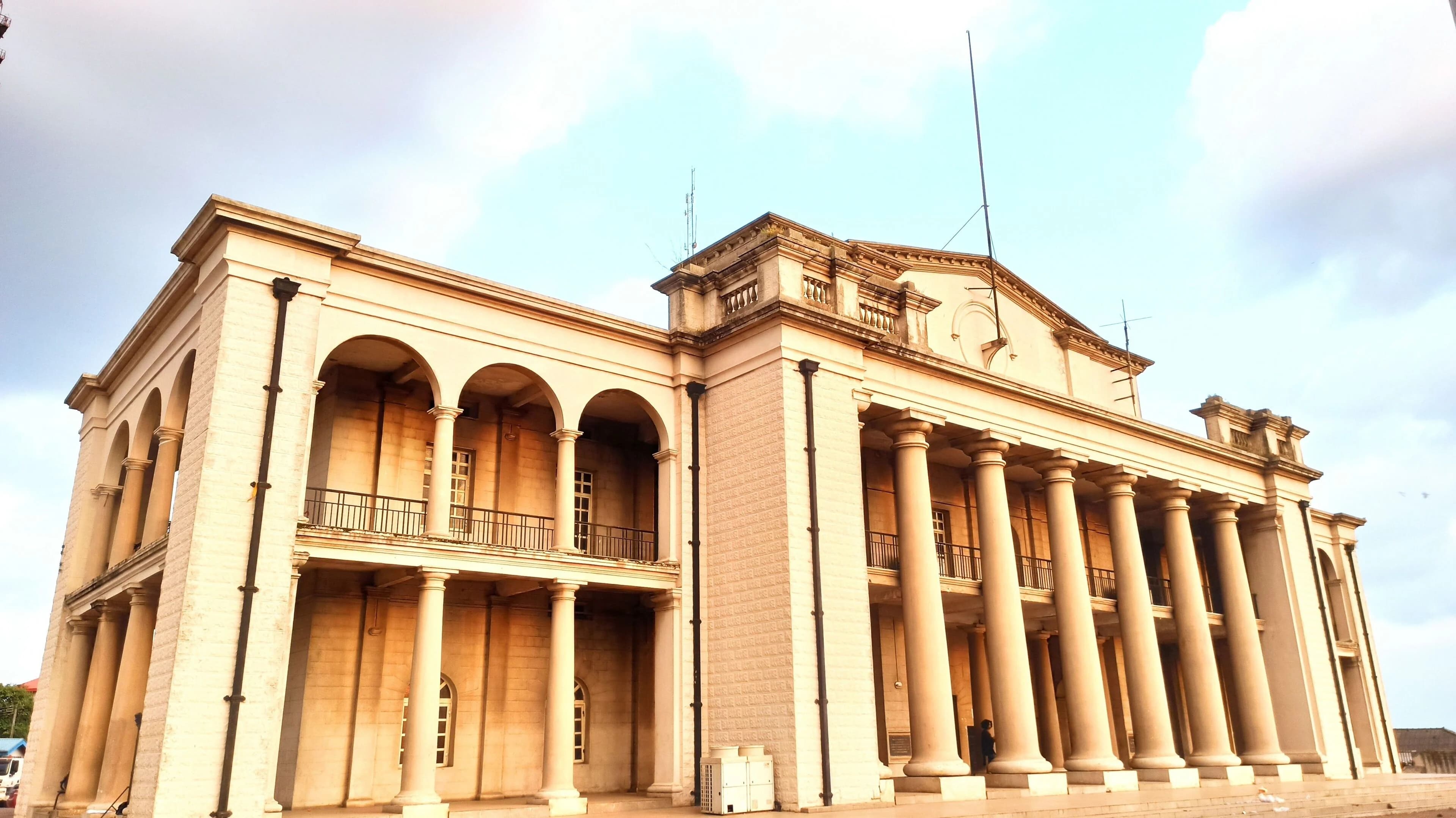 Archival view of traditional Ibadan compounds and settlements